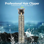 Máquina de cortar cabelo retrô T9 original, aparador para jaquetas, barbeador elétrico masculino, lâmina profissional para áreas sensíveis.
